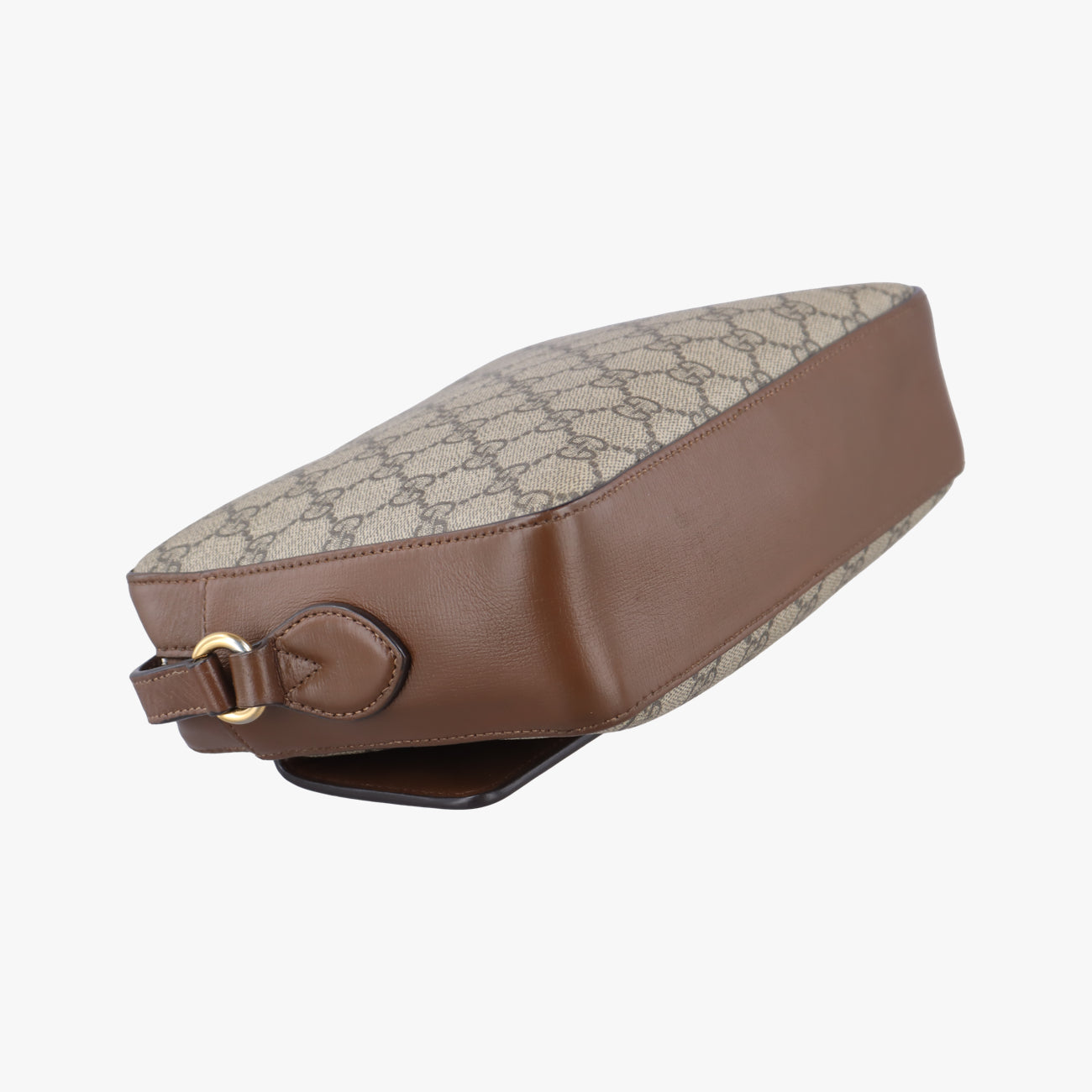 Horsebit 1955 beige×brown PVC coated canvas 645454 D035617110ホースビット 1955 ベージュ×ブラウン PVCコーティングキャンバス 645454 D035617110