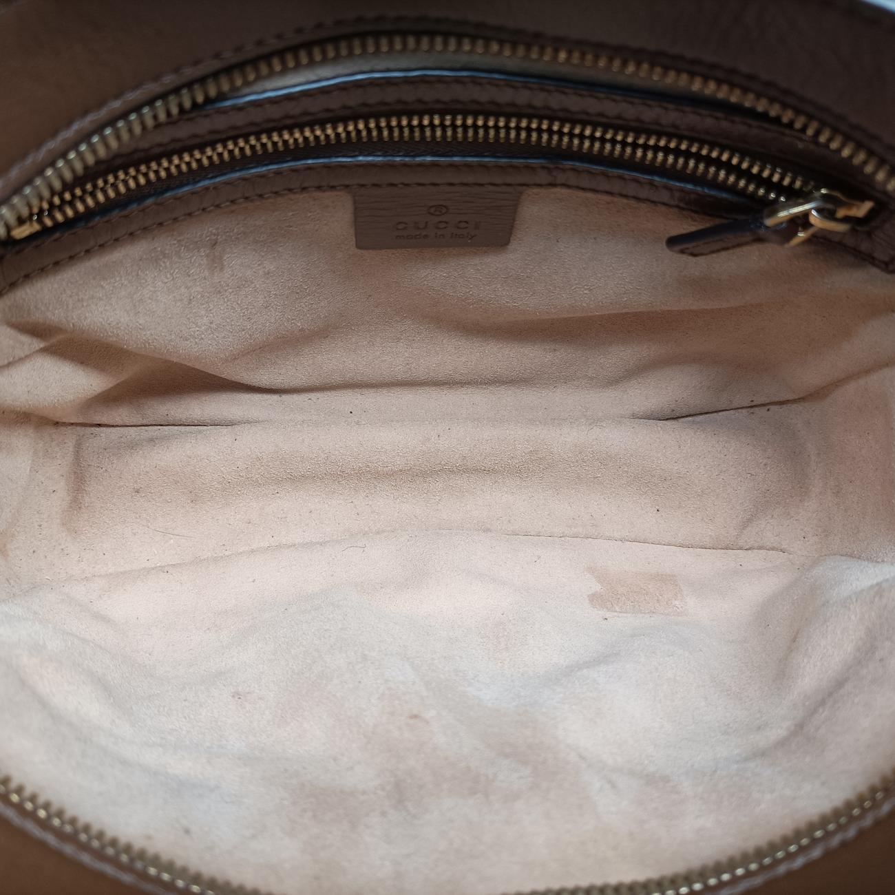 Horsebit 1955 beige×brown PVC coated canvas 645454 D035617110ホースビット 1955 ベージュ×ブラウン PVCコーティングキャンバス 645454 D035617110