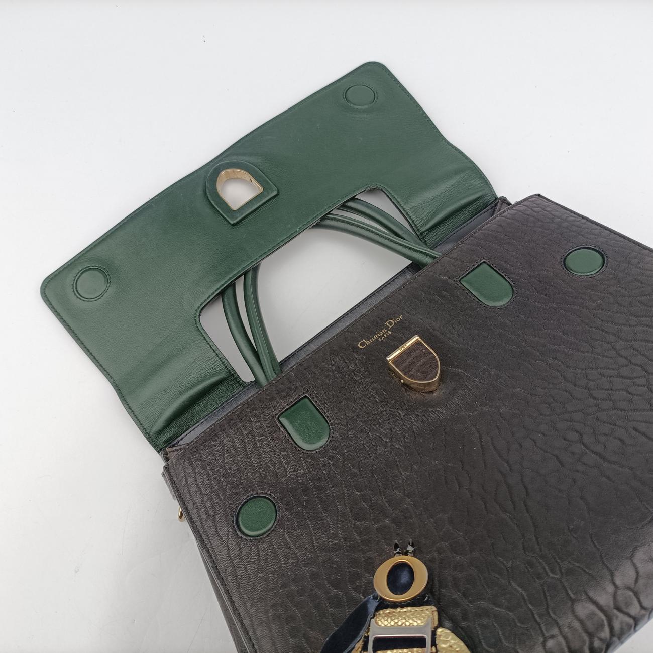 Diorever Black×Multicolour Leather 19-MA-0146ディオールエヴァー ブラック×マルチカラー レザー 19-MA-0146