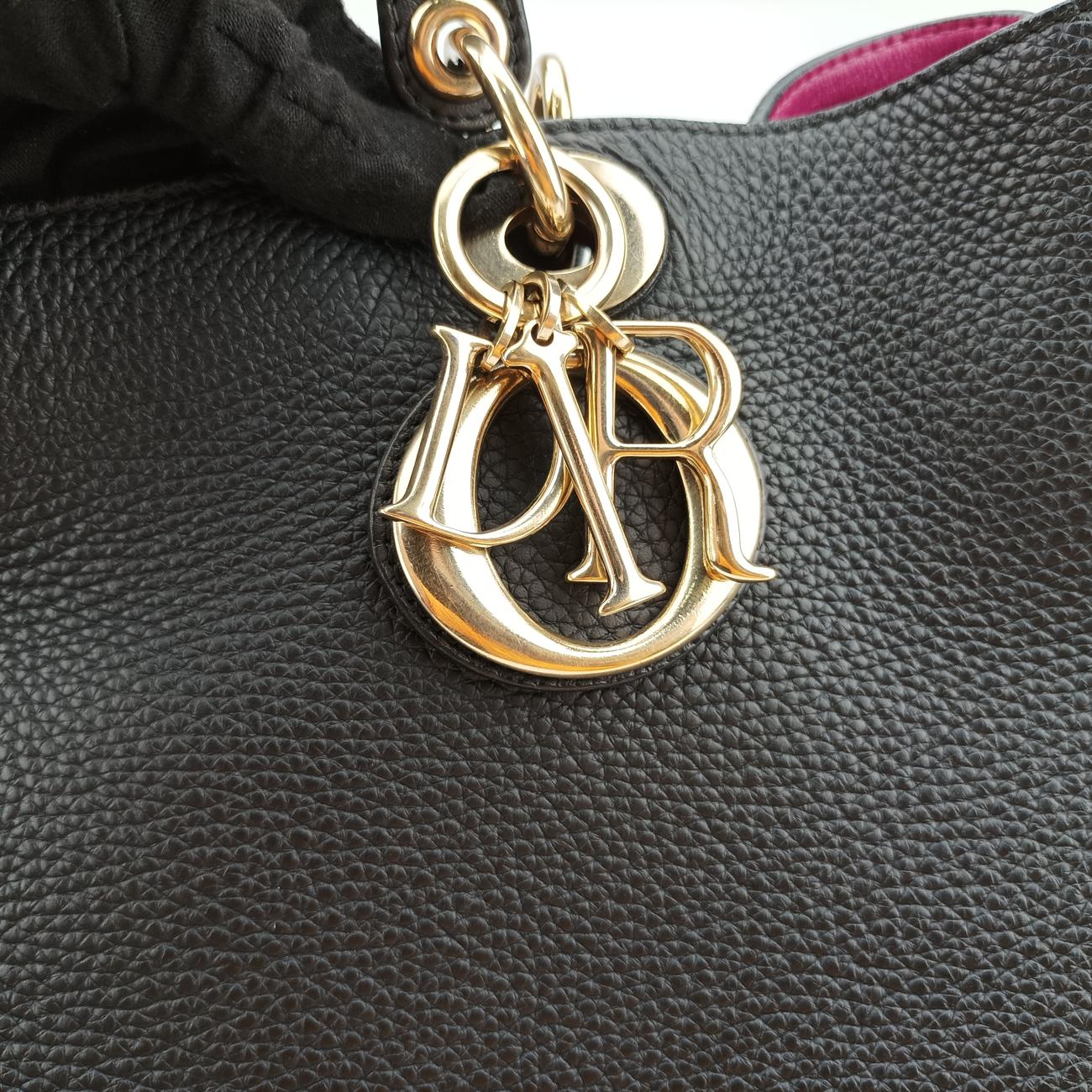 Diorissimo Black Leather 29-MA-0155ディオリッシモ ブラック レザー 29-MA-0155