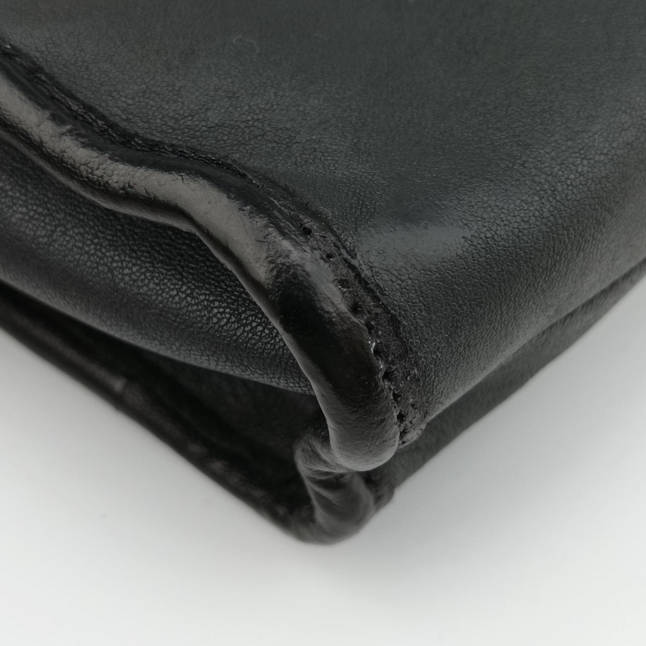 Intrecciato Black lambskin B04606623Uイントレチャート ブラック ラムスキン B04606623U
