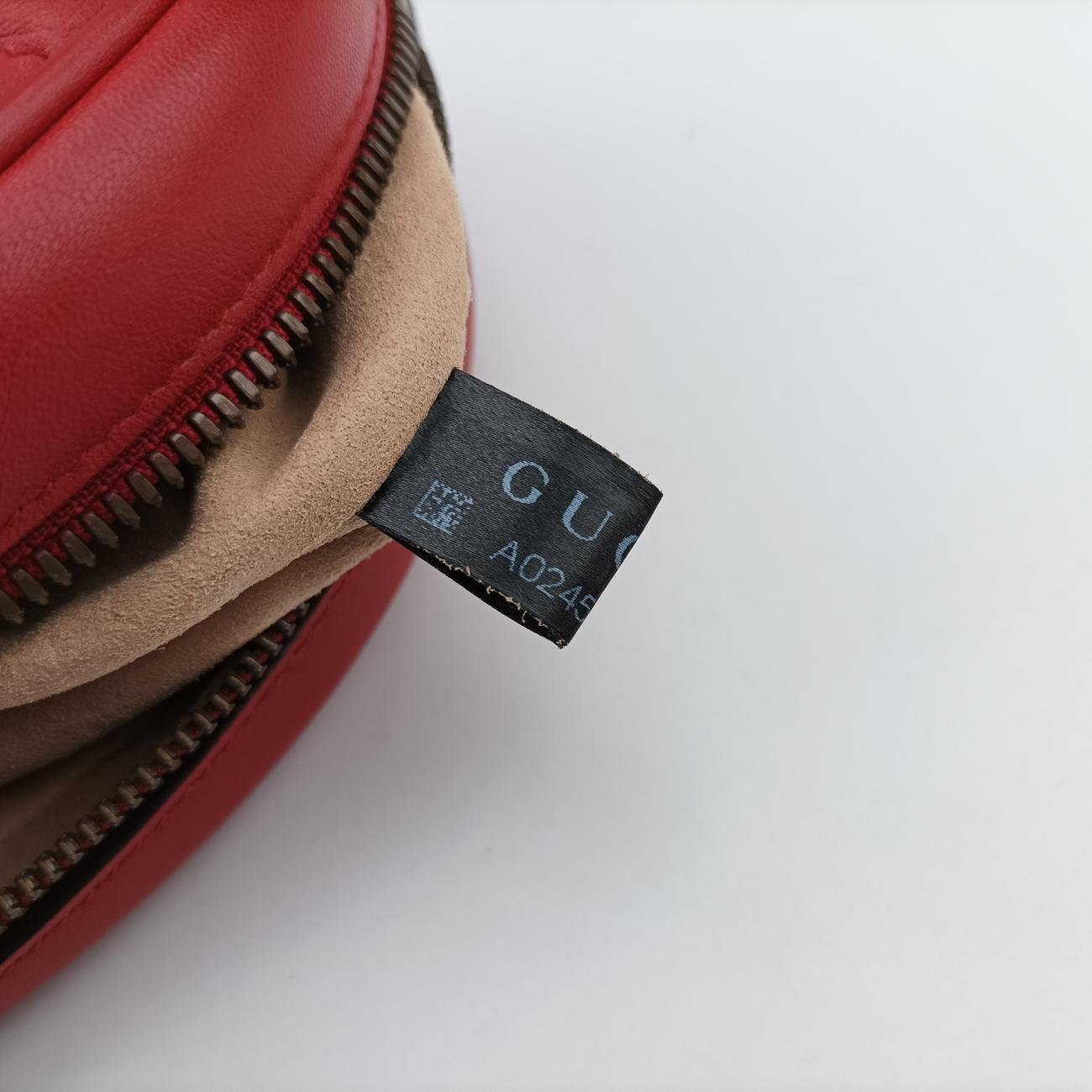 GG Marmont Red Leather 491294 A024517308GGマーモント レッド レザー 491294 A024517308