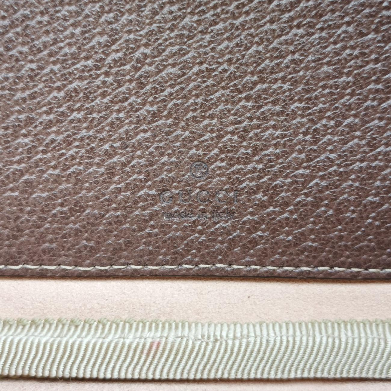 Ophidia Brown×Multicolour PVC coated canvas x leather 519308 オフィディア ブラウン×マルチカラー PVCコーティングキャンバス×レザー 519308