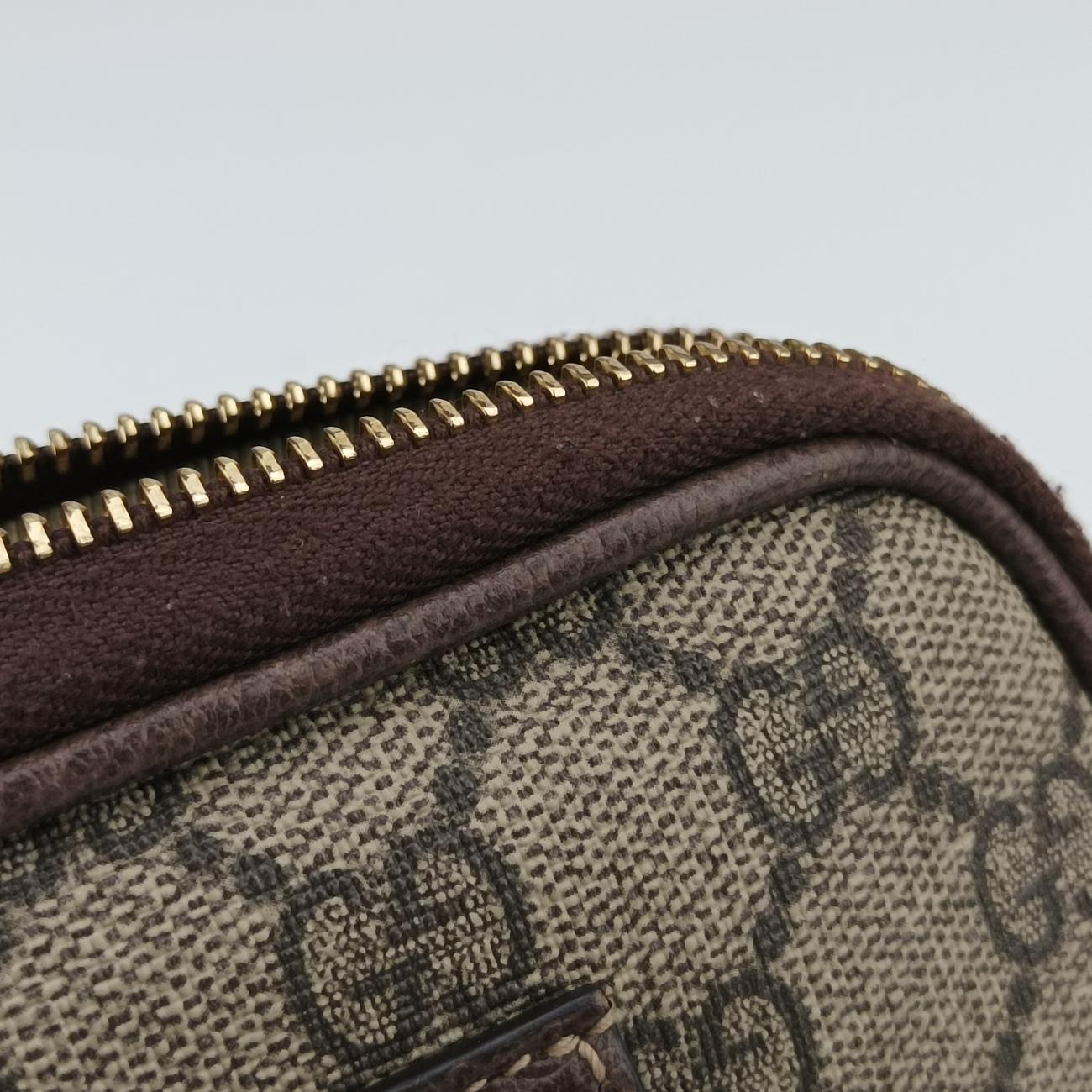 Ophidia Brown×Multicolour PVC coated canvas x leather 519308 オフィディア ブラウン×マルチカラー PVCコーティングキャンバス×レザー 519308