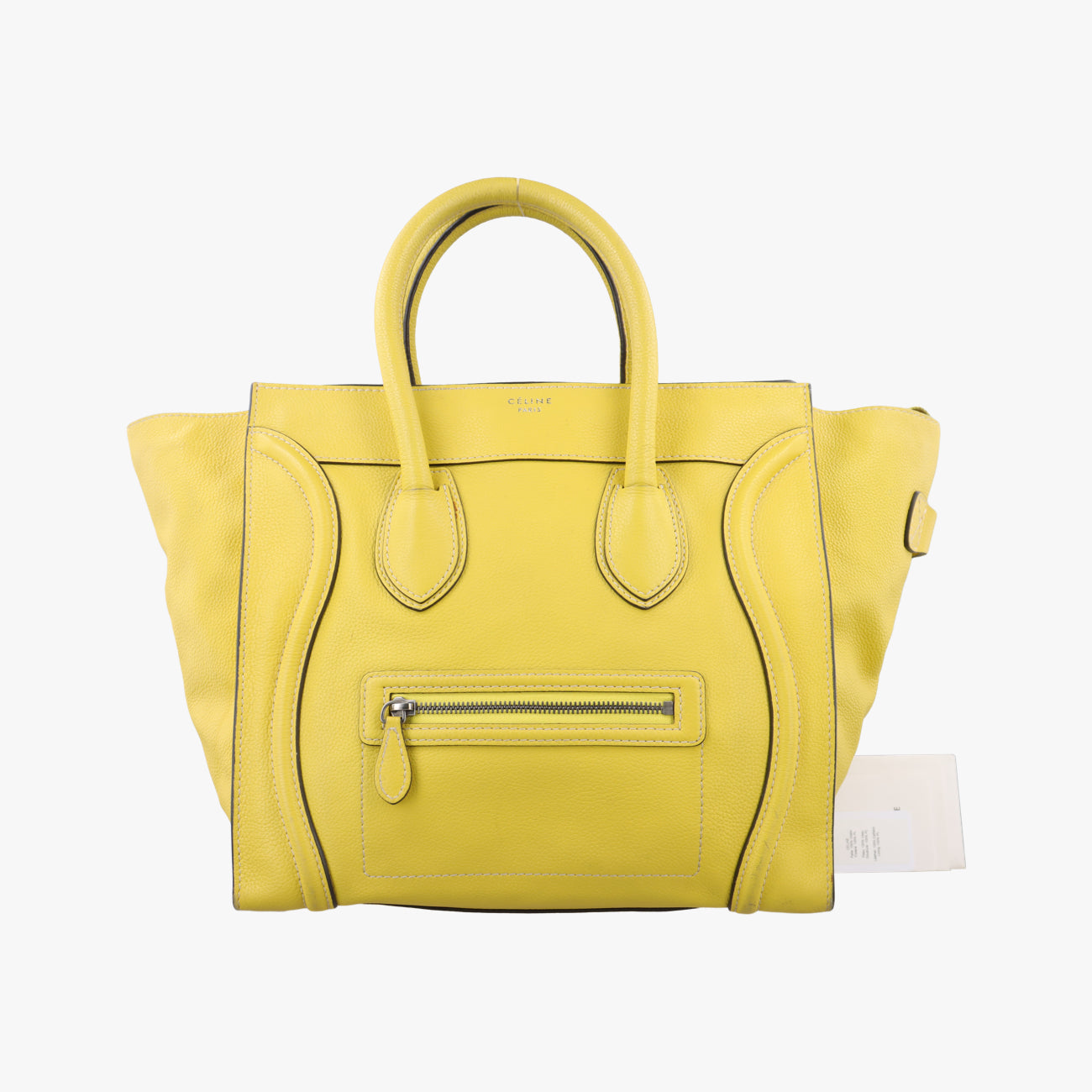 Luggage Mini Shopper Yellow Leather S-AT-0132 S-ZP-0132ラゲージミニショッパー イエロー レザー S-AT-0132 S-ZP-0132