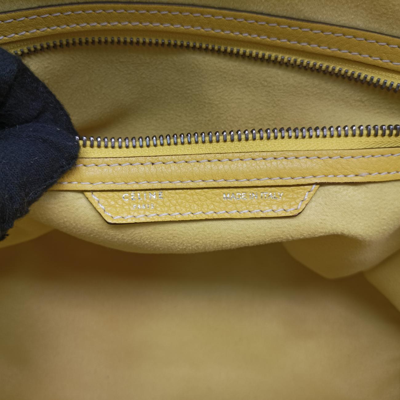 Luggage Mini Shopper Yellow Leather S-AT-0132 S-ZP-0132ラゲージミニショッパー イエロー レザー S-AT-0132 S-ZP-0132