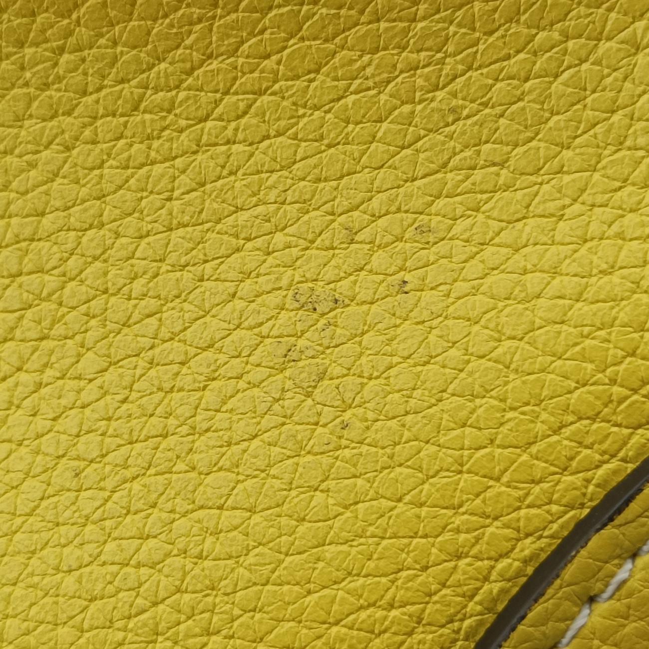Luggage Mini Shopper Yellow Leather S-AT-0132 S-ZP-0132ラゲージミニショッパー イエロー レザー S-AT-0132 S-ZP-0132