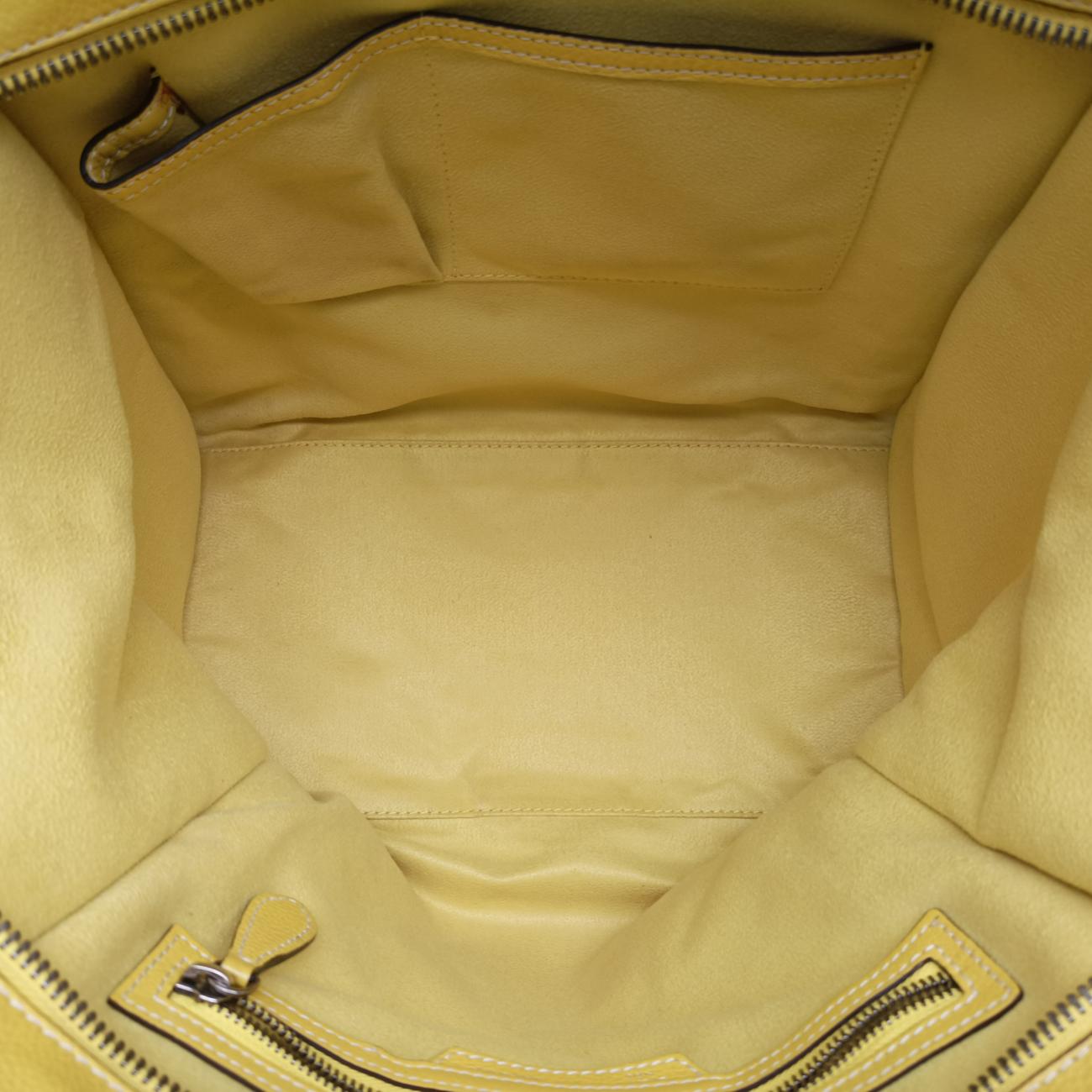 Luggage Mini Shopper Yellow Leather S-AT-0132 S-ZP-0132ラゲージミニショッパー イエロー レザー S-AT-0132 S-ZP-0132