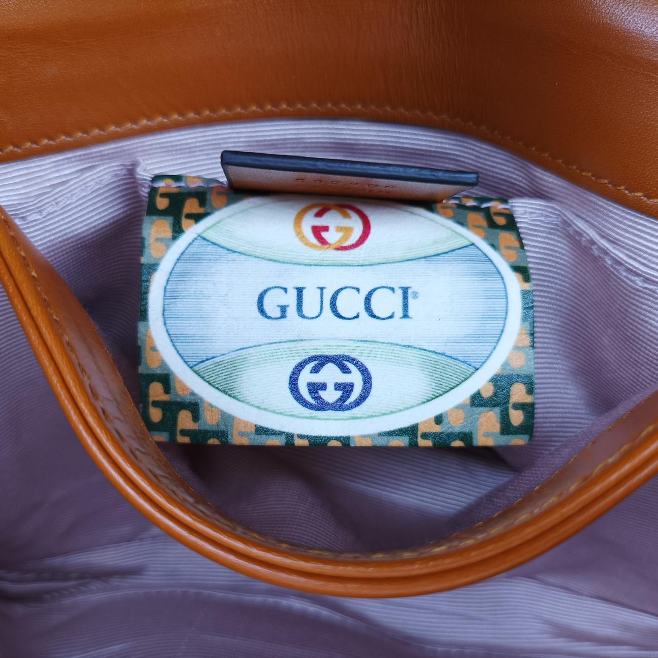 Diagonal GG RajaOrange×BrownLeather537206F026682780ダイアゴナル GG ラジャオレンジ×ブラウンレザー537206F026682780