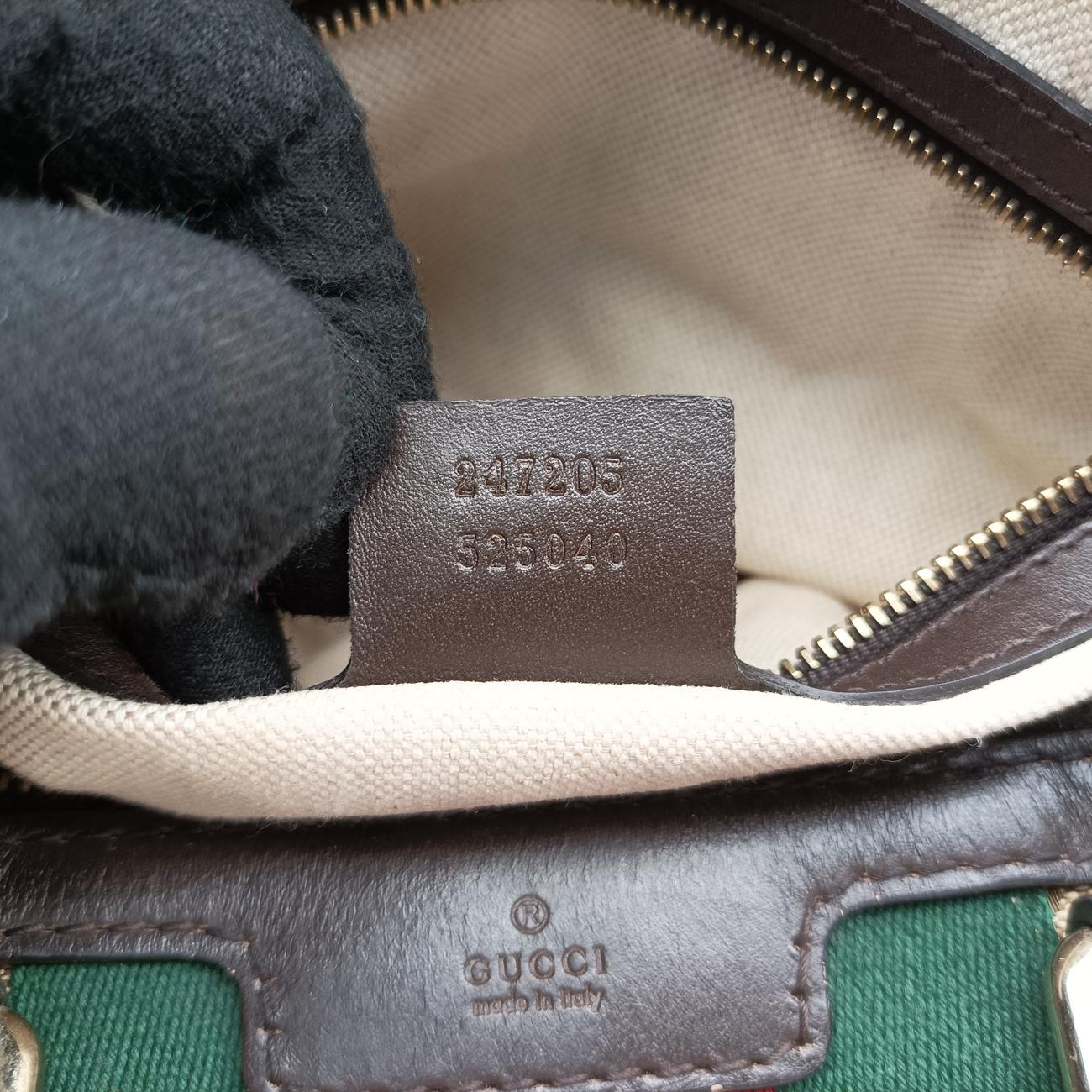 Sherry LineBeige x green x redcanvas x leather247205G017070502シェリーラインベージュ×グリーン×レッドキャンバス×レザー247205G017070502