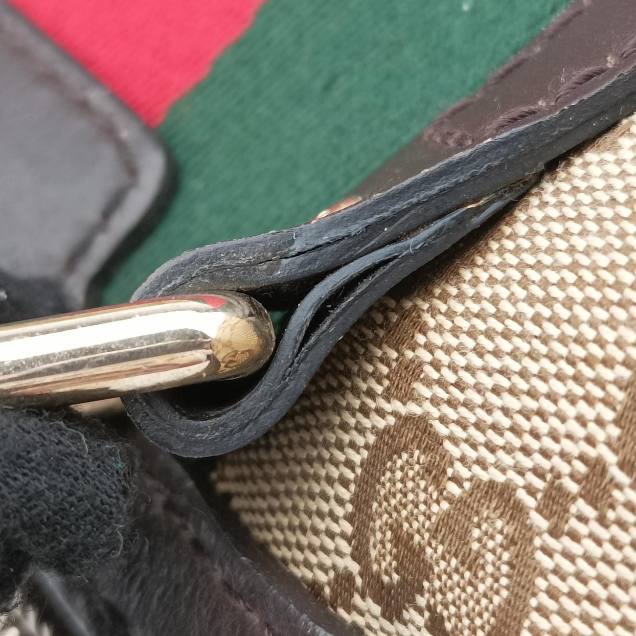 Sherry LineBeige x green x redcanvas x leather247205G017070502シェリーラインベージュ×グリーン×レッドキャンバス×レザー247205G017070502