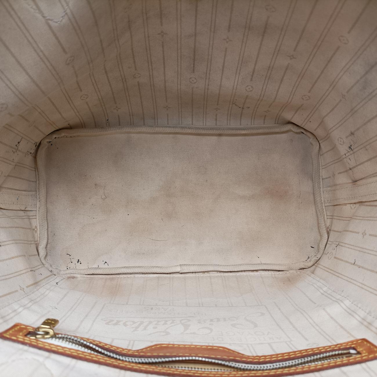 NEVERFULL MMAZURDamier CanvasN51107CA4089ネヴァーフルMMアズールダミエキャンバスN51107CA4089