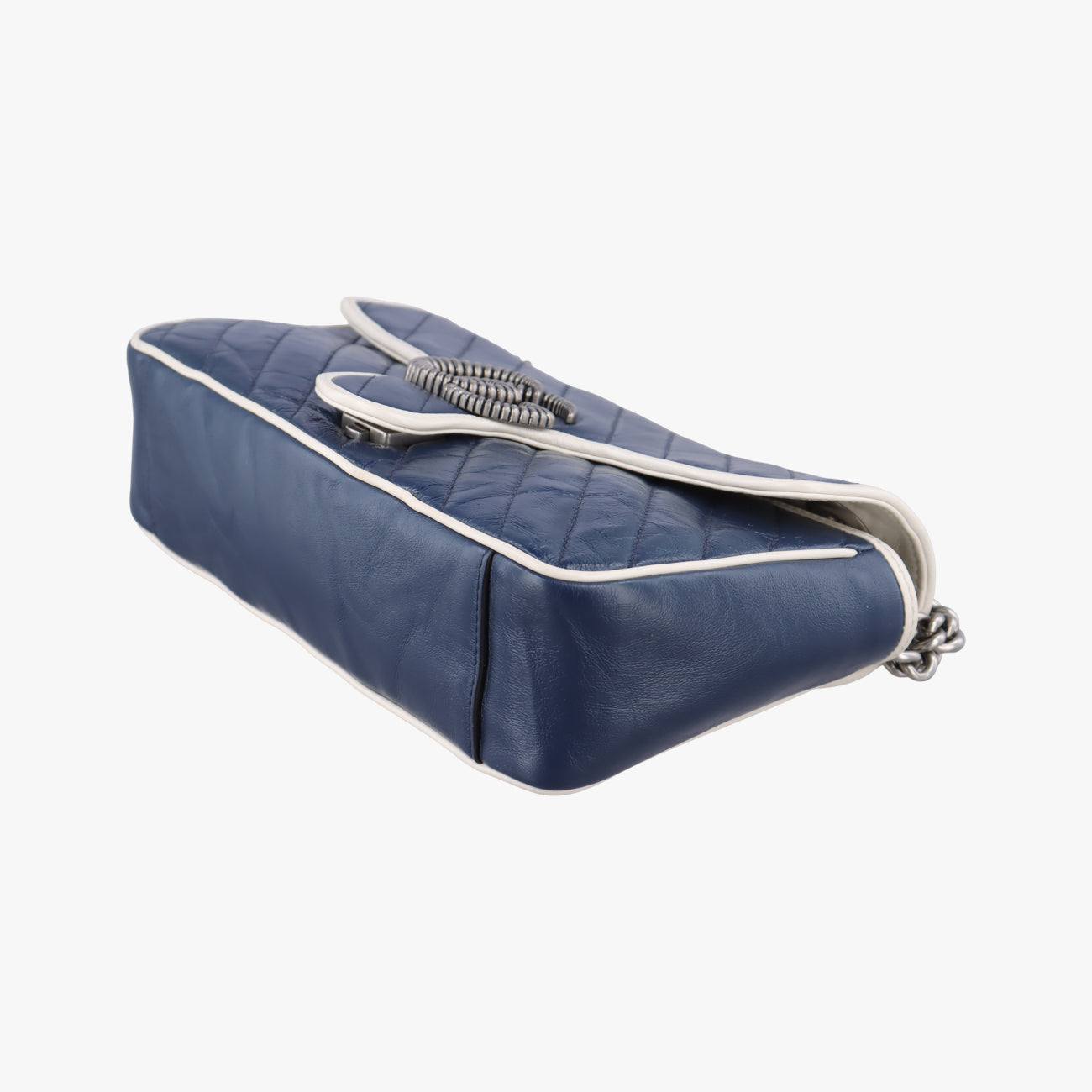 GG MarmontBlueLeather443497I031849371GGマーモントブルーレザー443497I031849371