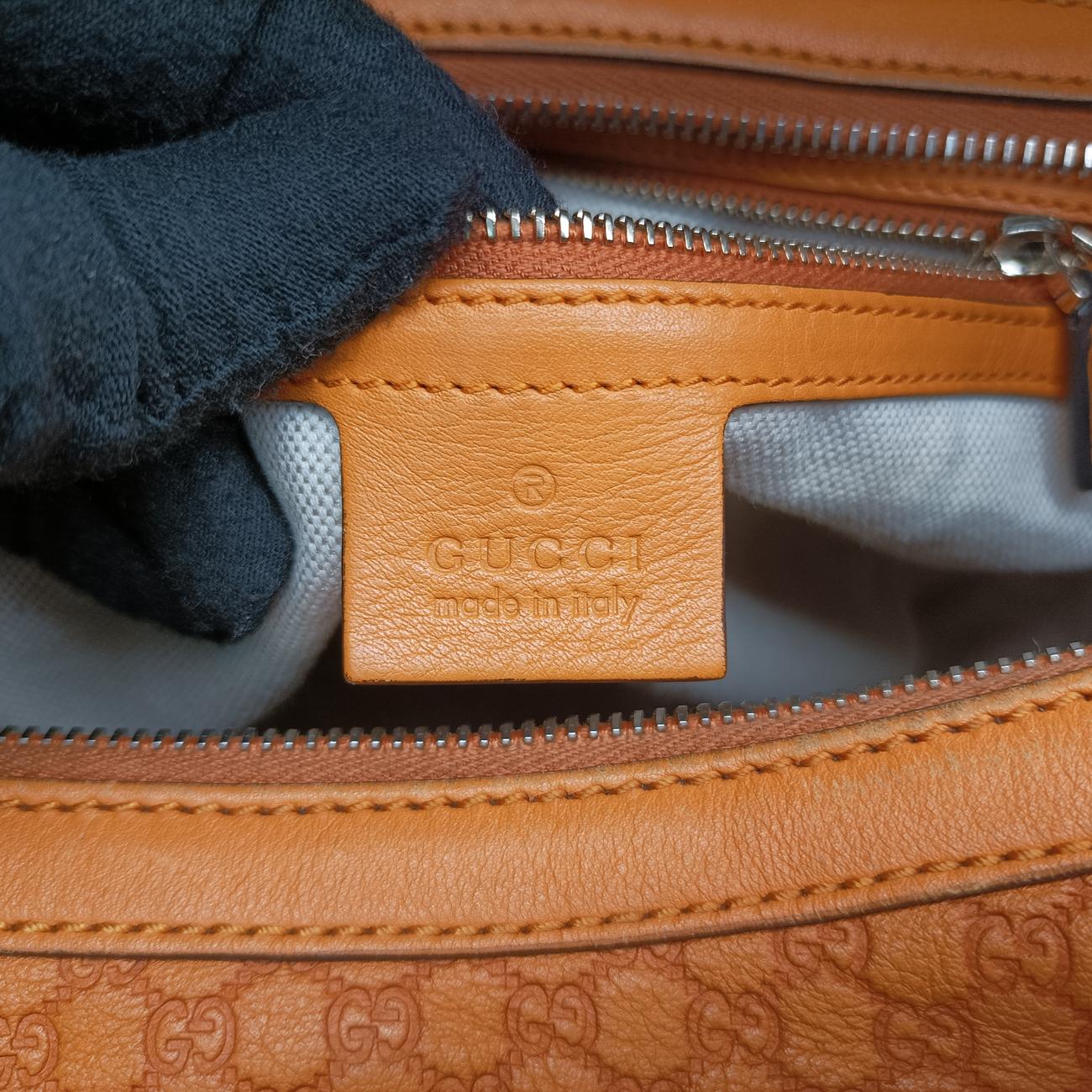 Microguccissima Nice HoboOrangeLeather309618B015832661マイクログッチッシマ ナイス ホーボーオレンジレザー309618B015832661
