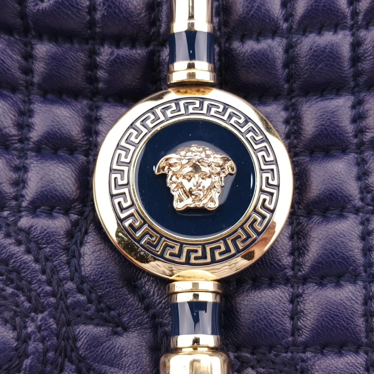 Medusa Demetra Vanitas Satchel Purple Leather メデューサ デメテル バニティ サッチェル パープル レザー