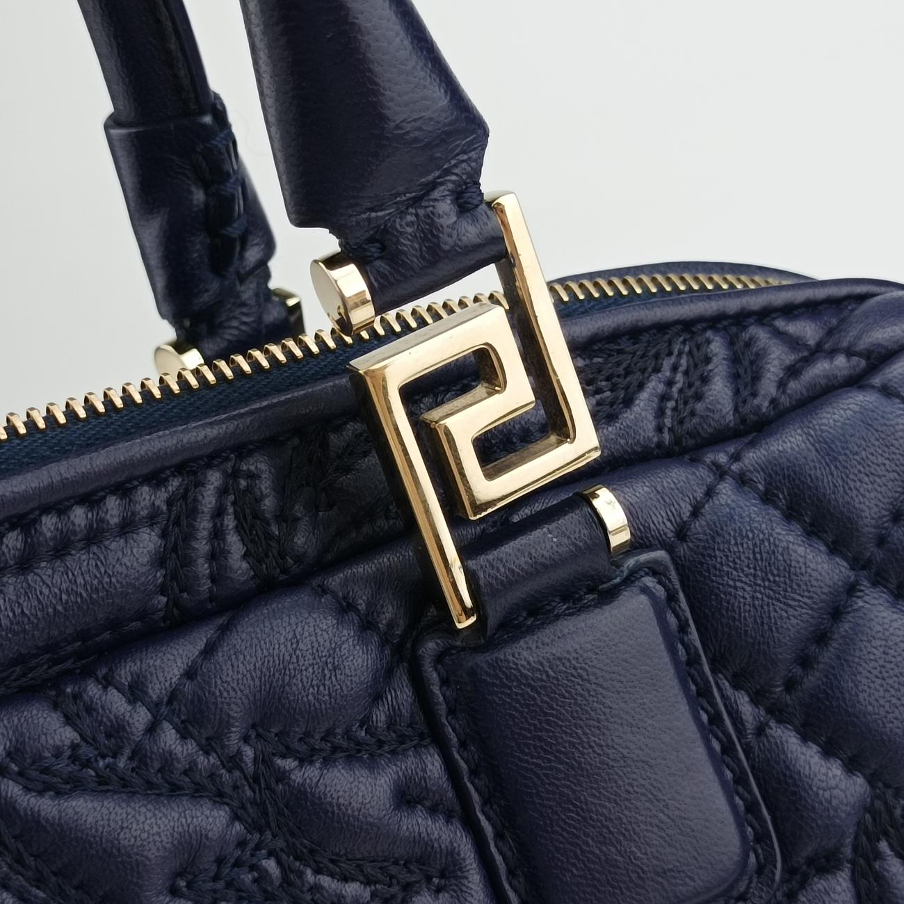 Medusa Demetra Vanitas Satchel Purple Leather メデューサ デメテル バニティ サッチェル パープル レザー