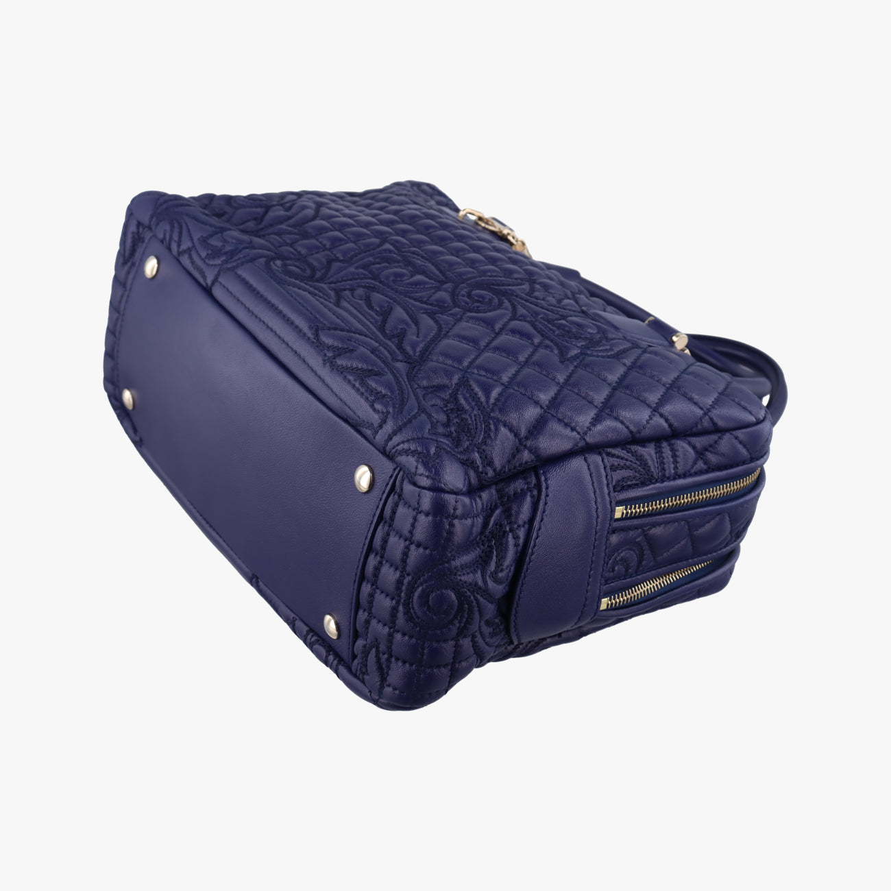 Medusa Demetra Vanitas Satchel Purple Leather メデューサ デメテル バニティ サッチェル パープル レザー