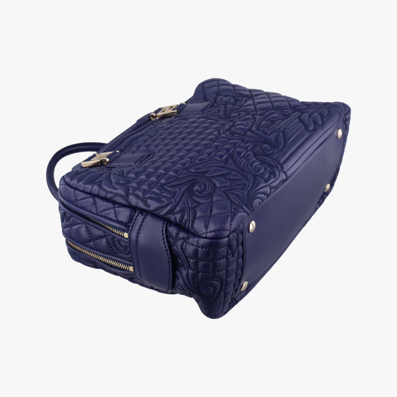 Medusa Demetra Vanitas Satchel Purple Leather メデューサ デメテル バニティ サッチェル パープル レザー