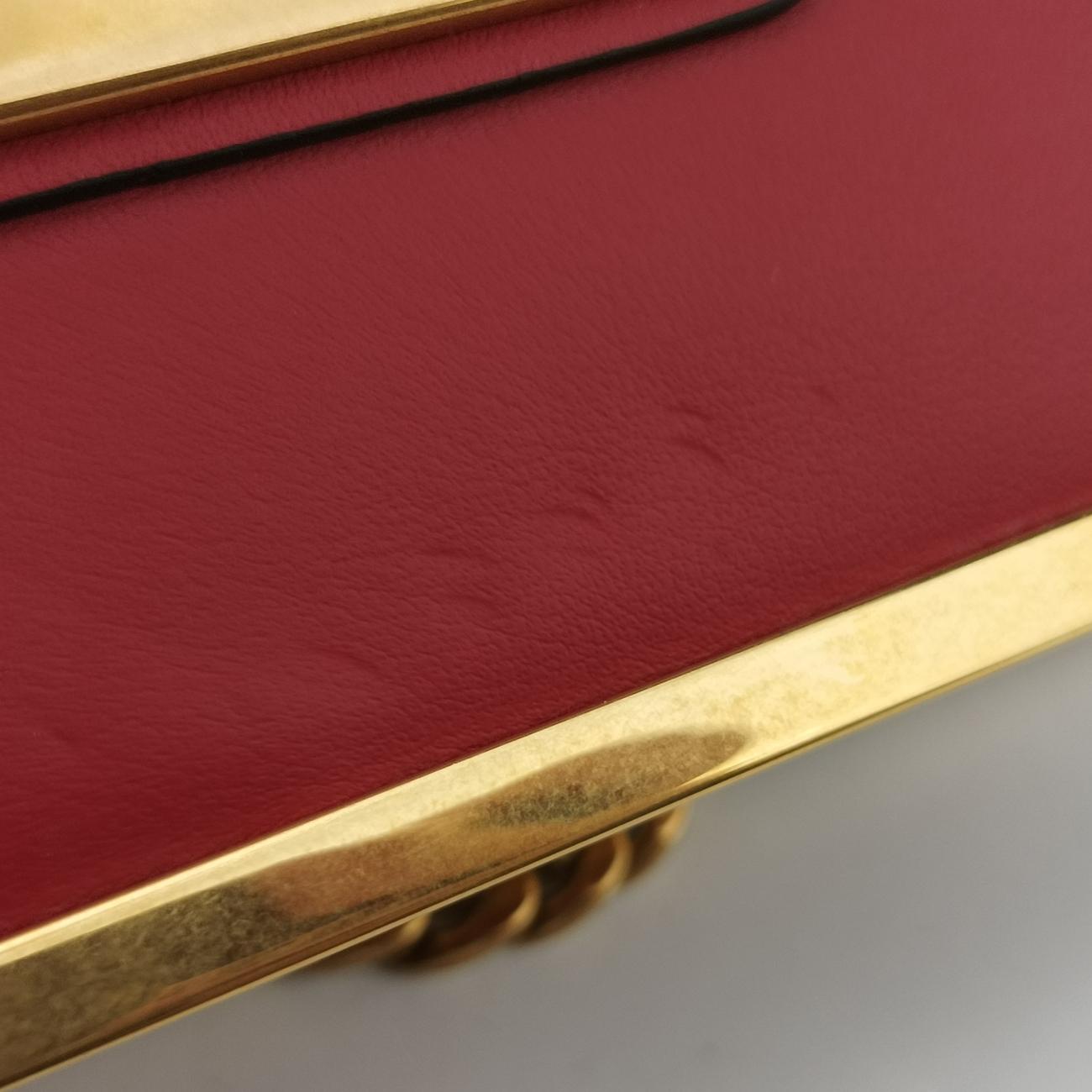 City Calf Cahier Red leather 25シティカーフ カイエ レッド レザー 25