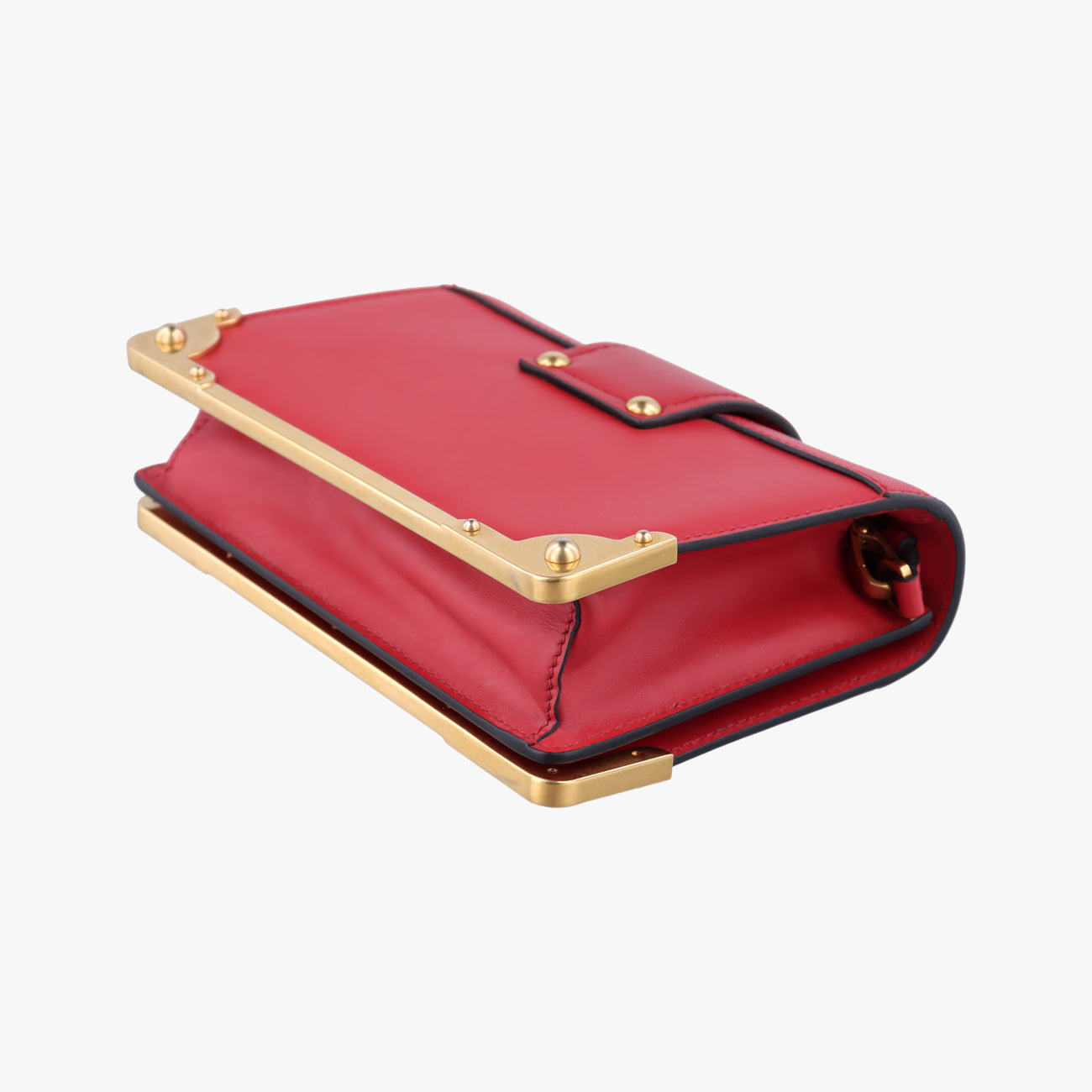 City Calf Cahier Red leather 25シティカーフ カイエ レッド レザー 25