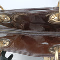 Lady Dior brownish red Patent 08-MA-0150レディディオール ブラウニッシュレッド パテント 08-MA-0150