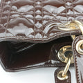 Lady Dior brownish red Patent 08-MA-0150レディディオール ブラウニッシュレッド パテント 08-MA-0150