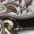 Lady Dior brownish red Patent 08-MA-0150レディディオール ブラウニッシュレッド パテント 08-MA-0150