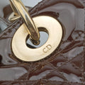Lady Dior brownish red Patent 08-MA-0150レディディオール ブラウニッシュレッド パテント 08-MA-0150