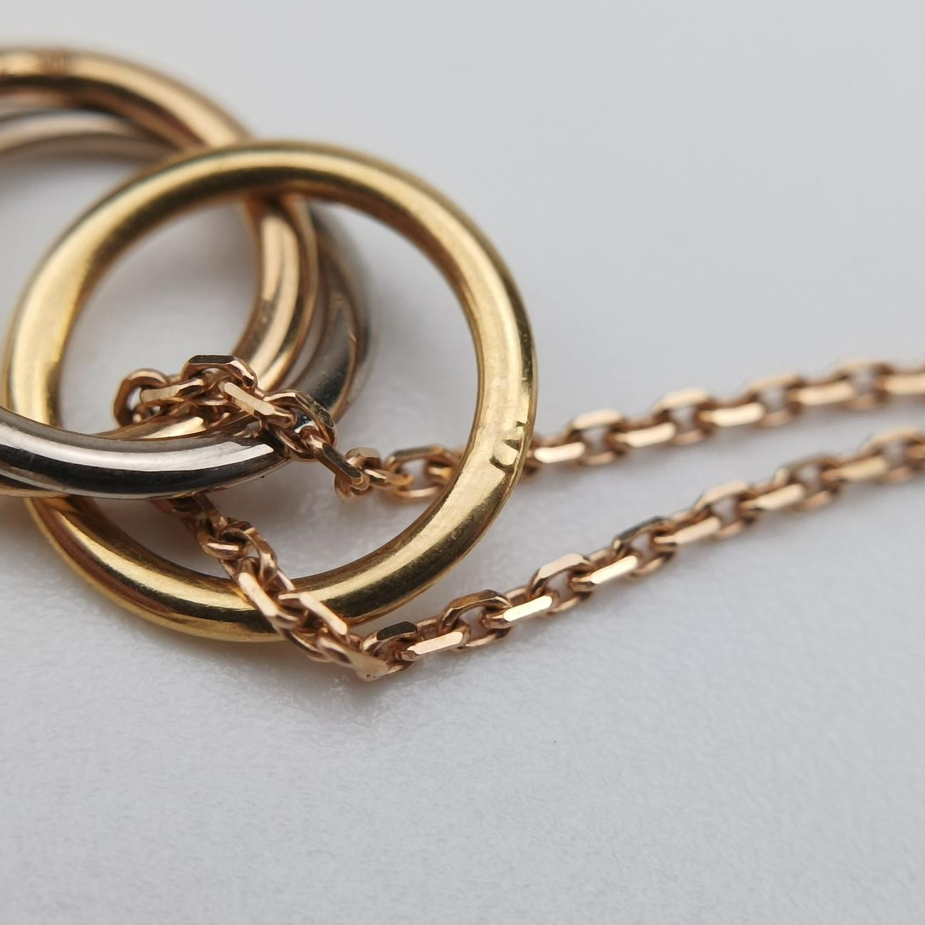 Sweet Trinity de CartierGoldenAU750B8043300QX2042スウィートトリニティ ドゥ カルティエゴールドAU750B8043300QX2042