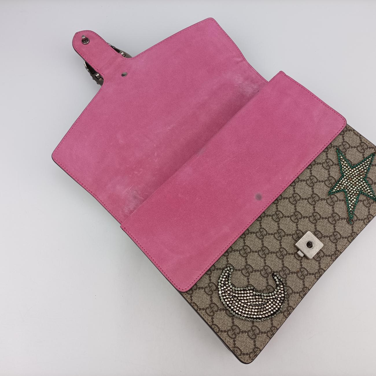 DionysusBeige x Pink x MulticolorPVC coated canvas403348G020000441ディオニュソスベージュ×ピンク×マルチカラーPVCコーティングキャンバス403348G020000441