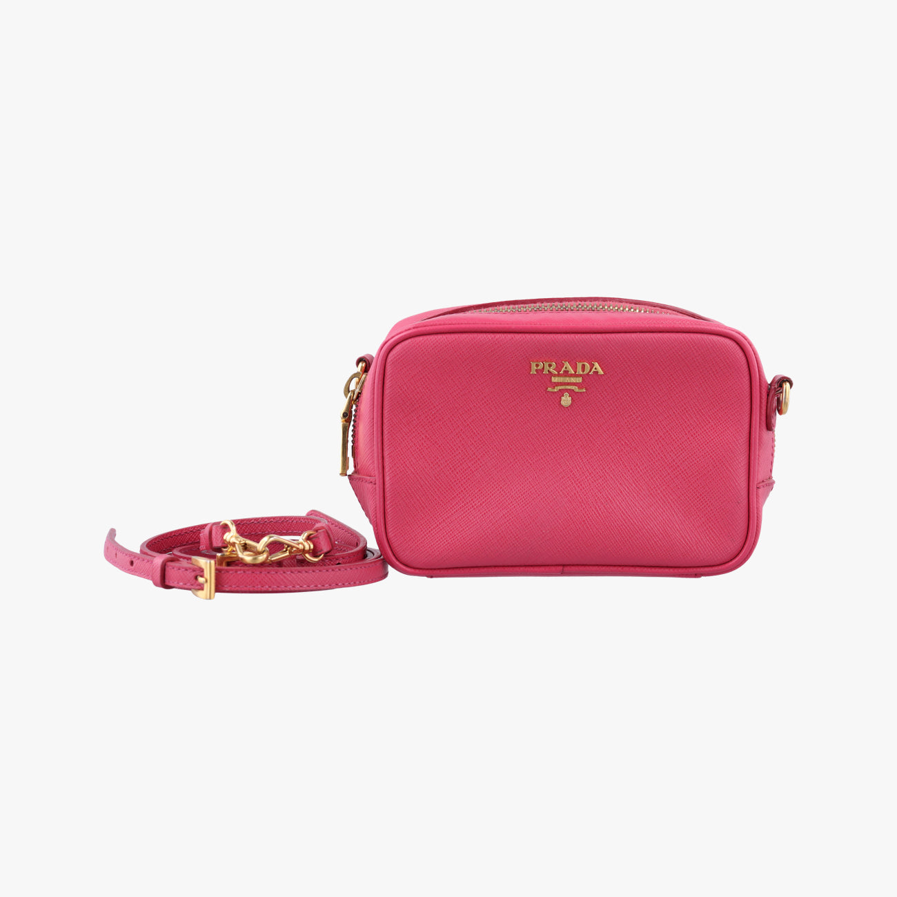 VITELLO PHENIX Messenger Camera Rose SAFFIANO Leather 1N1674 31/M 224ヴィッテロ フェニックス カメラ ローズ レッド サフィアーノレザー 1N1674 31/M 224