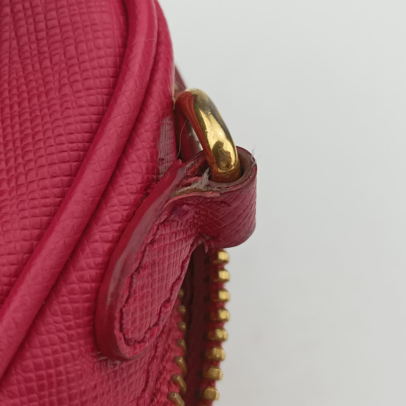 VITELLO PHENIX Messenger Camera Rose SAFFIANO Leather 1N1674 31/M 224ヴィッテロ フェニックス カメラ ローズ レッド サフィアーノレザー 1N1674 31/M 224