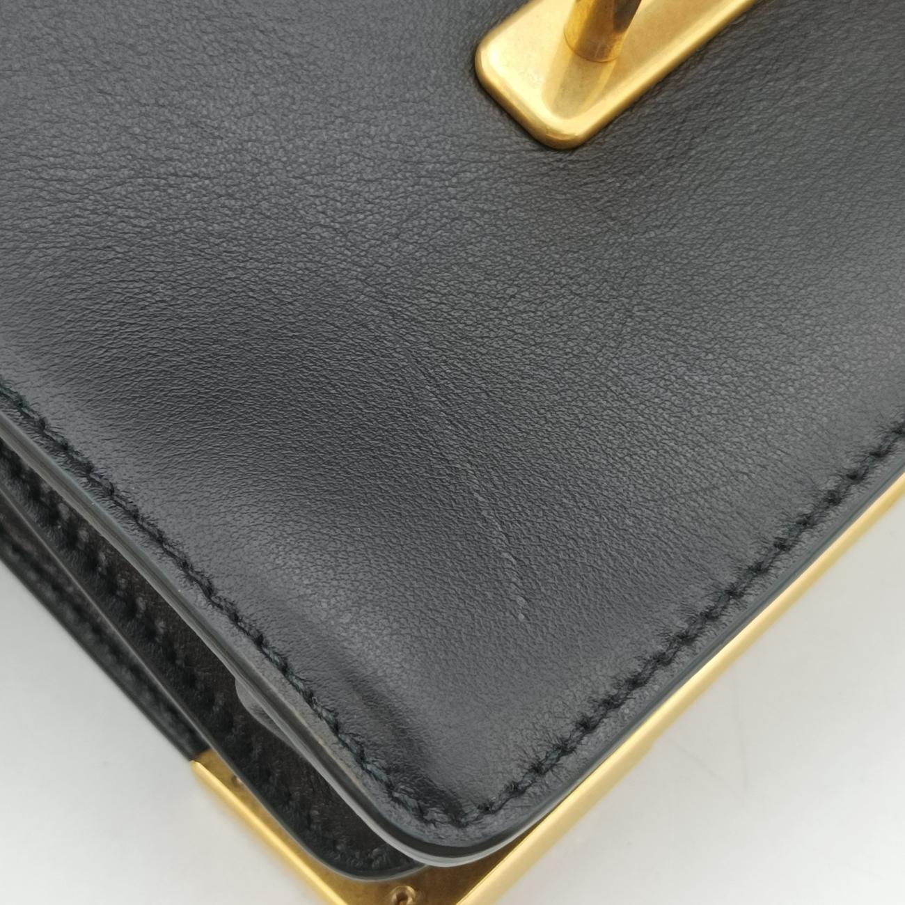 City Ostrich Cahier ColbaltoBlue×BlackLeather25シティ ダチョウ カイエ コバルトブルー×ブラックレザー25