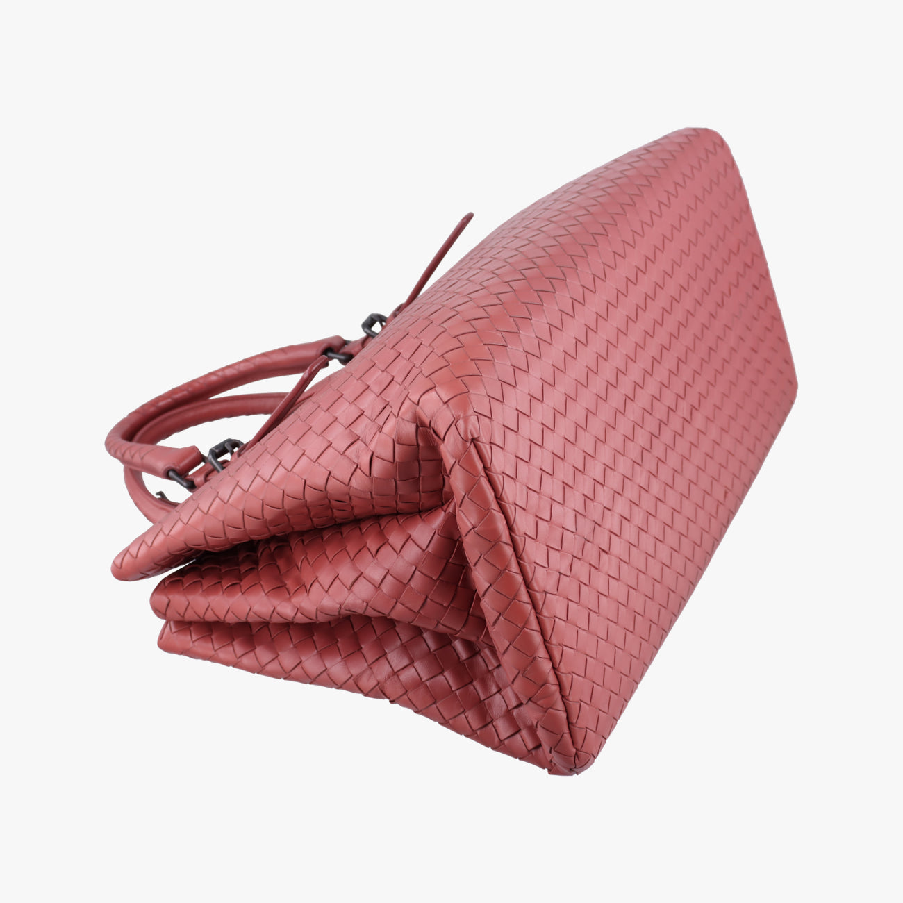 Roma Intrecciato Burgundy lambskin B01570745Eローマ イントレチャート ワインレッド ラムスキン B01570745E