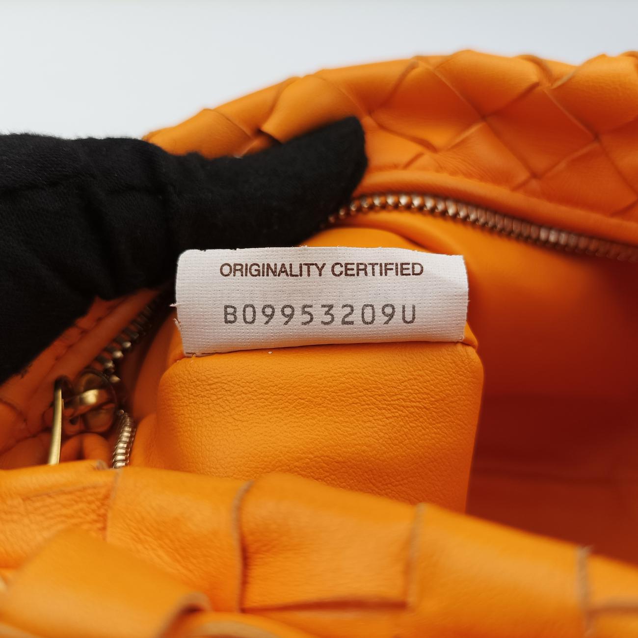The Jodie Orange lambskin B09953209Uザ ジョディ オレンジ ラムスキン B09953209U