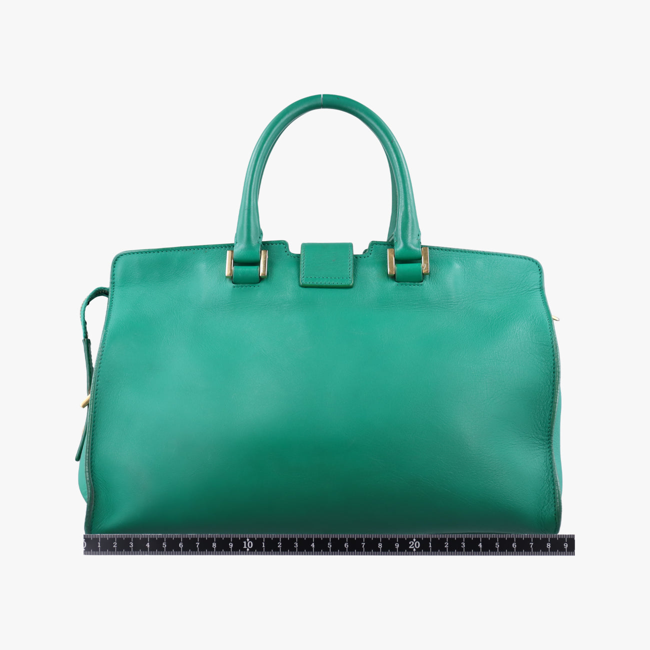 Y Ligne Petit Cabas Green Leather 311210 311210.529258Yライン プチカバス グリーン レザー 311210 311210.529258