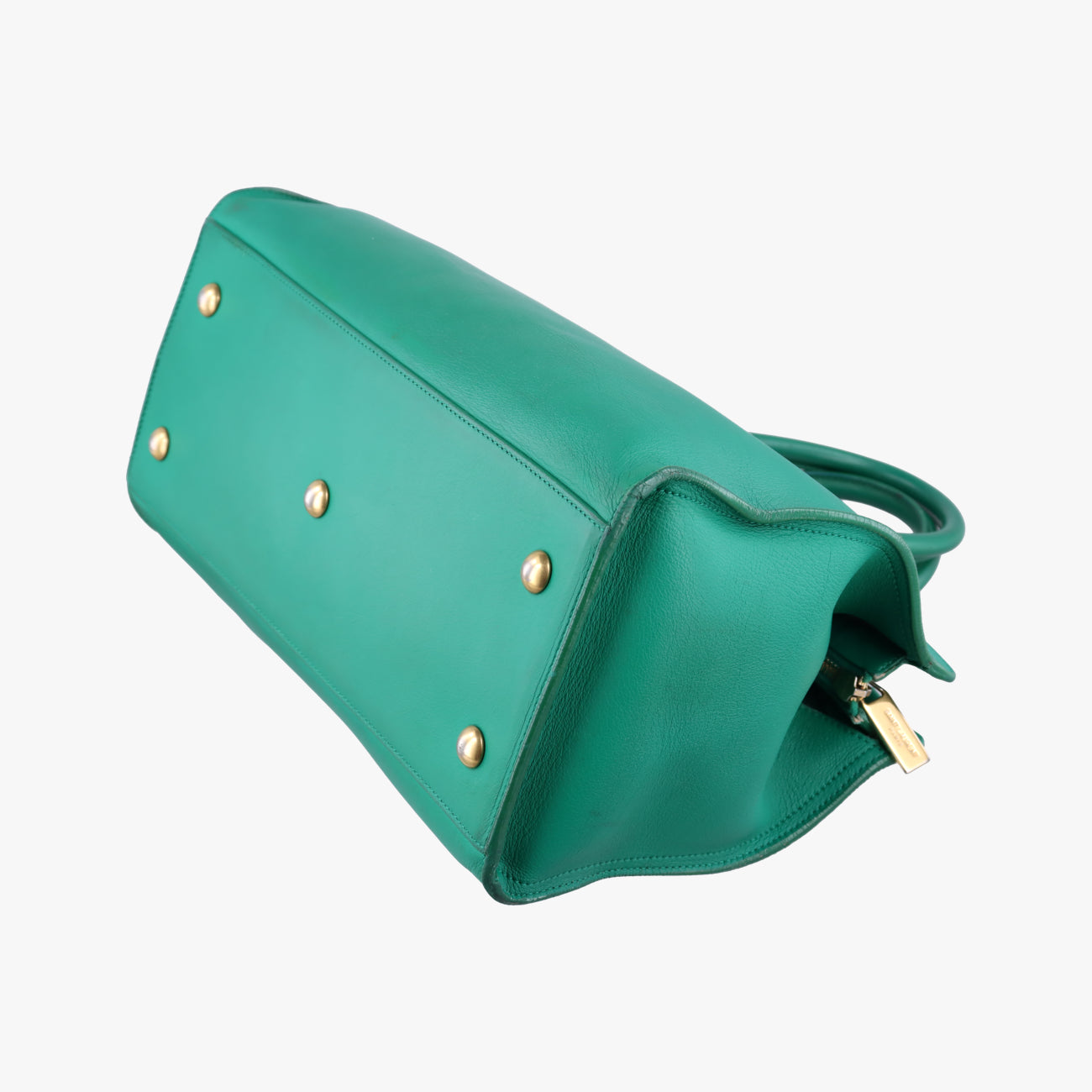 Y Ligne Petit Cabas Green Leather 311210 311210.529258Yライン プチカバス グリーン レザー 311210 311210.529258