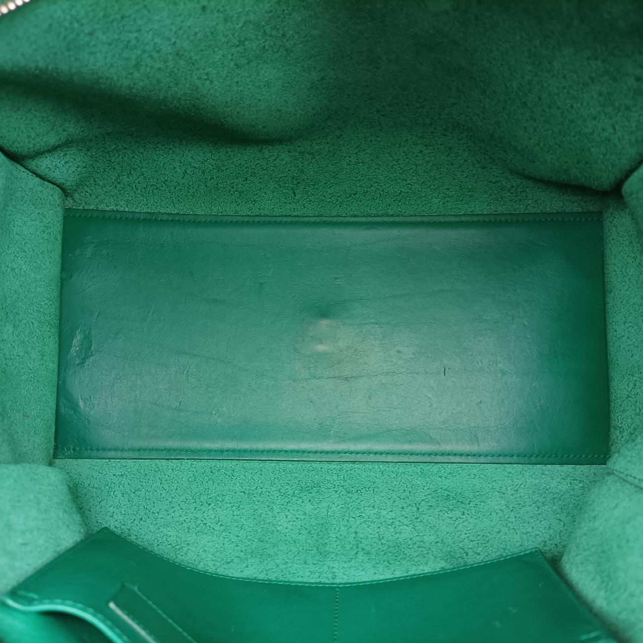 Y Ligne Petit Cabas Green Leather 311210 311210.529258Yライン プチカバス グリーン レザー 311210 311210.529258