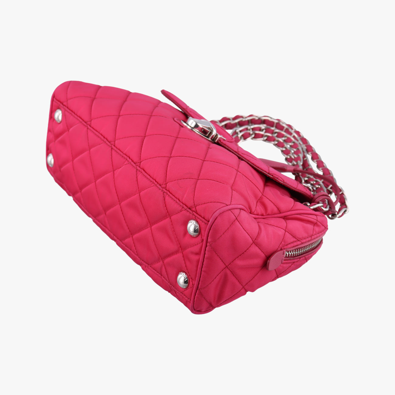 Stitched quiltingPinkNylon/LeatherBR4965173ステッチキルティングピンクナイロン/レザーBR4965173