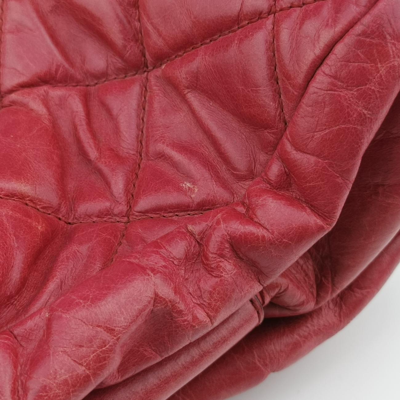 Quilted Boy TopRedLeatherA6692015944517キルティング  ボーイ トップレッドレザーA6692015944517