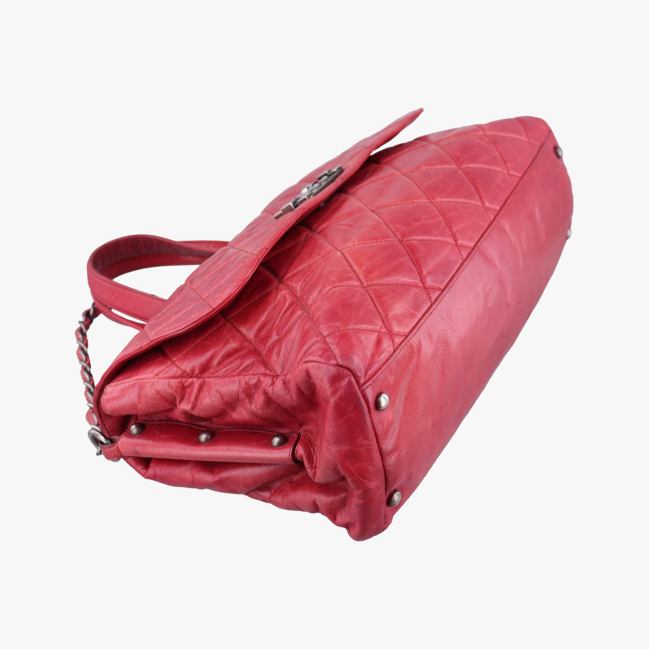 Quilted Boy TopRedLeatherA6692015944517キルティング  ボーイ トップレッドレザーA6692015944517