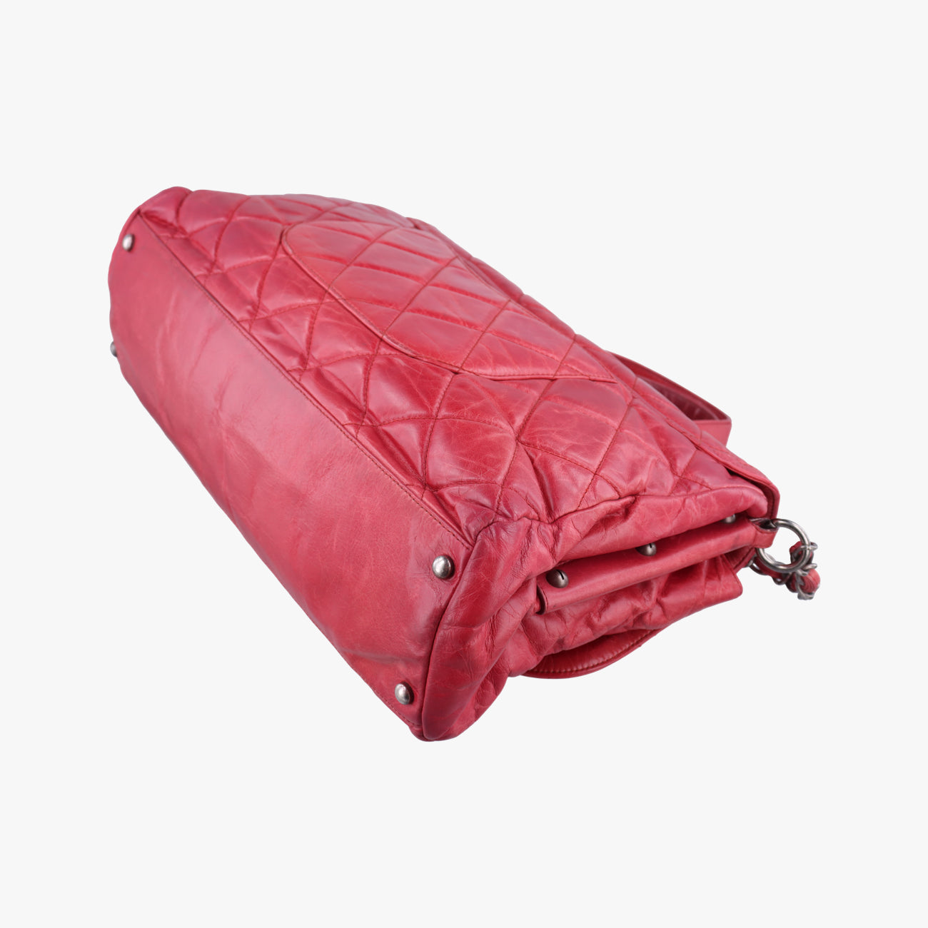 Quilted Boy TopRedLeatherA6692015944517キルティング  ボーイ トップレッドレザーA6692015944517