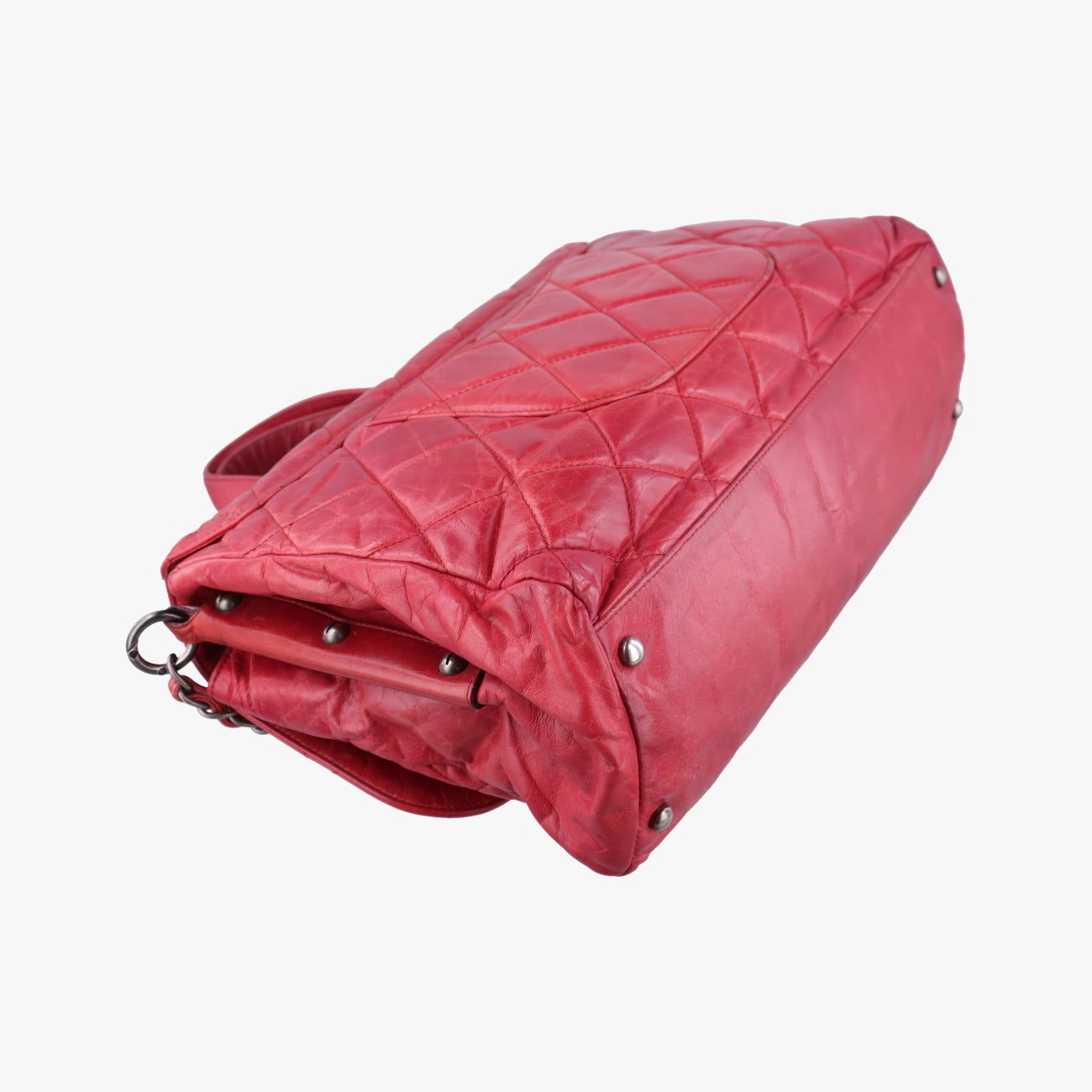 Quilted Boy TopRedLeatherA6692015944517キルティング  ボーイ トップレッドレザーA6692015944517