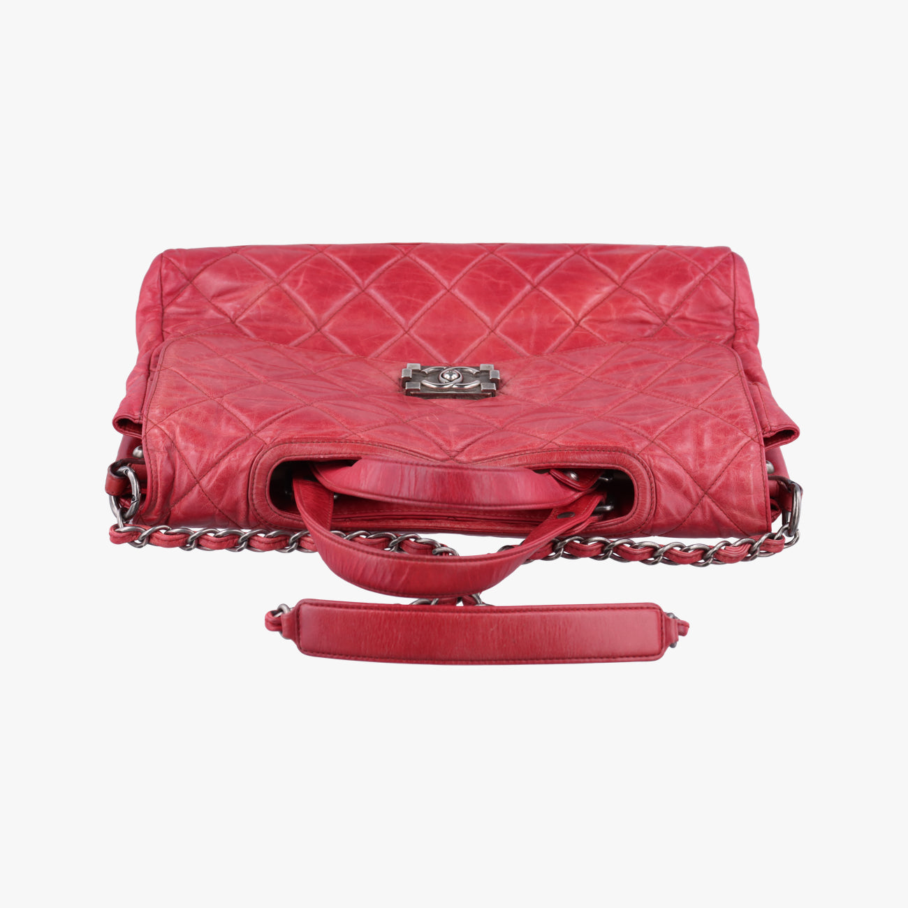 Quilted Boy TopRedLeatherA6692015944517キルティング  ボーイ トップレッドレザーA6692015944517