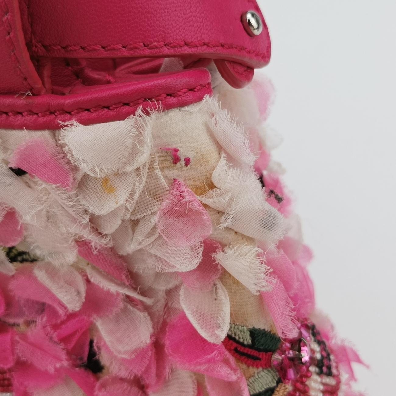 PEEKABOO miniPink×MulticolourFabric x Beads8BN2448BN244.2XQ.158.8007ピーカブー ミニピンク×マルチカラーファブリック×ビーズ8BN2448BN244.2XQ.158.8007