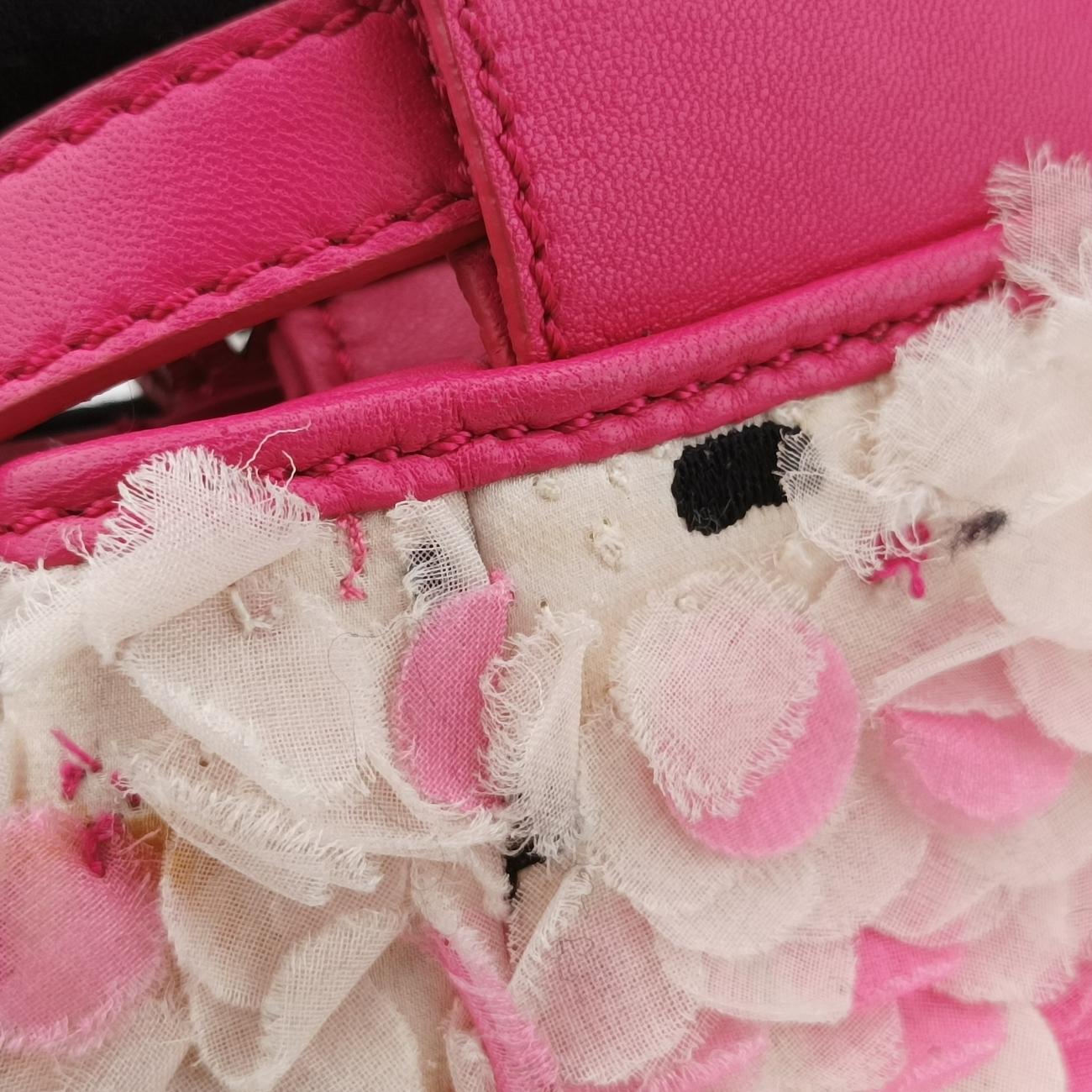 PEEKABOO miniPink×MulticolourFabric x Beads8BN2448BN244.2XQ.158.8007ピーカブー ミニピンク×マルチカラーファブリック×ビーズ8BN2448BN244.2XQ.158.8007