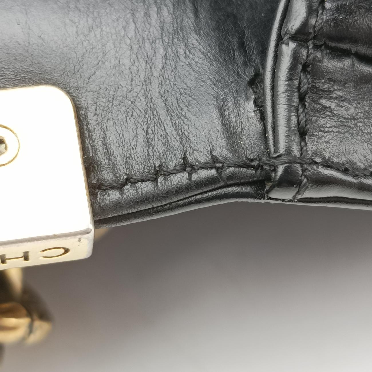 BOY CHANEL Black Leather 15334321ボーイシャネル ブラック レザー A66713 15334321