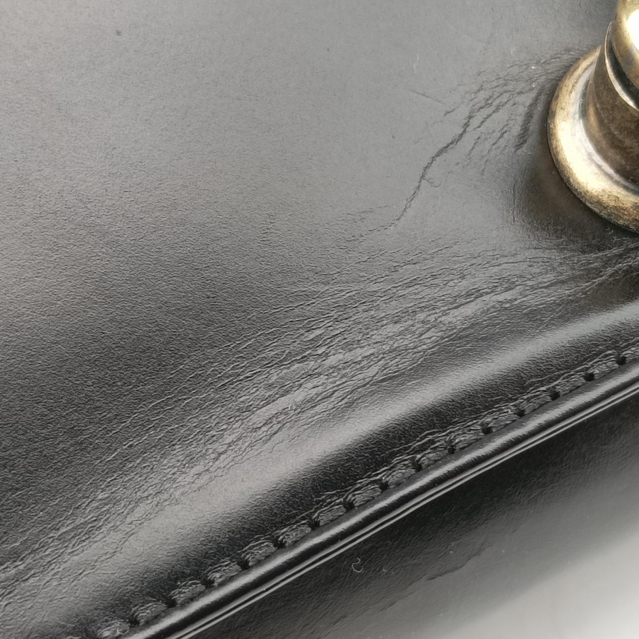 BOY CHANEL Black Leather 15334321ボーイシャネル ブラック レザー A66713 15334321