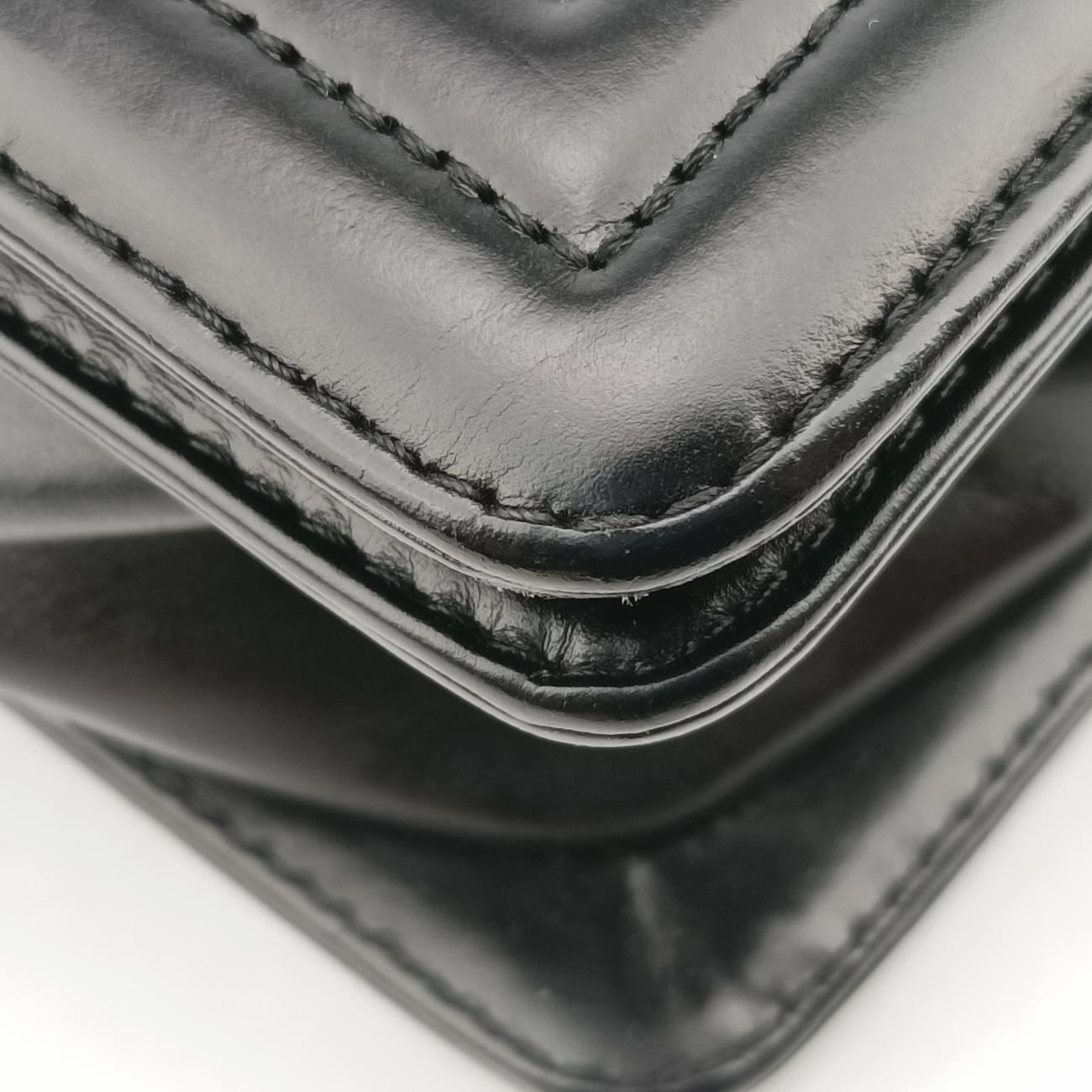 BOY CHANEL Black Leather 15334321ボーイシャネル ブラック レザー A66713 15334321