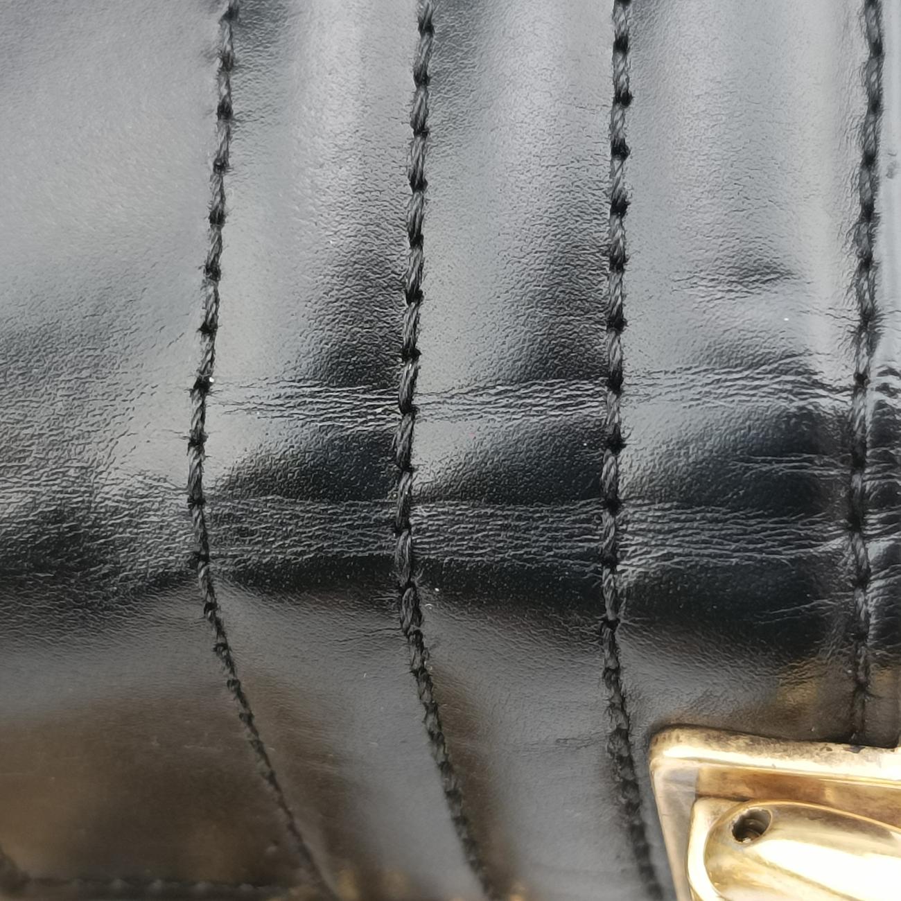 BOY CHANEL Black Leather 15334321ボーイシャネル ブラック レザー A66713 15334321